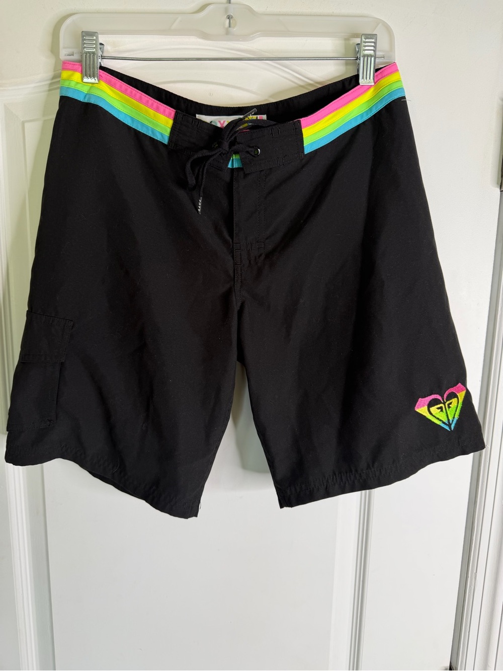 Roxy Y2K Vintage Rainbow Board Shorts. Size 5